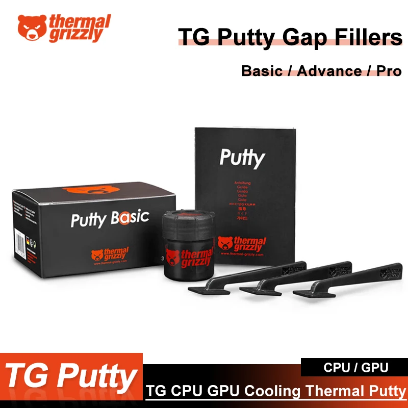 

Thermal Grizzly TG Putty Basic 30g High Performance Heat Blocking Putty Putty Pro Putty Advance Thermal Conductivity Gel Paste