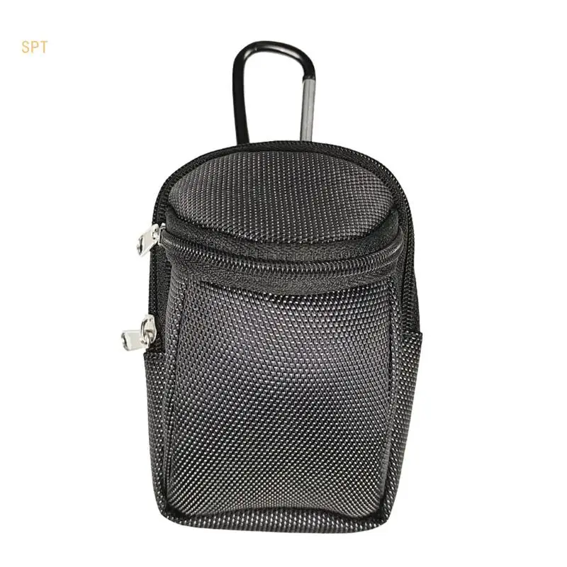 Golf Tees Storage Pouches Zipper Golf Balls Bag Golf Ball Holder Portable Golf Ball Accessories Multi-Pocket Handbag Bag 714F