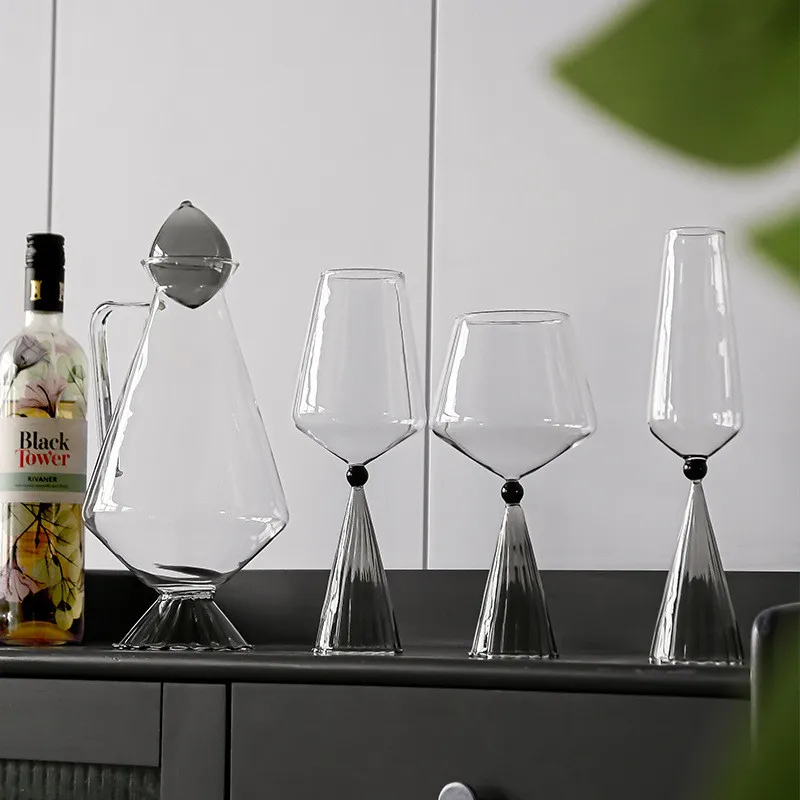 Wine Goblet, Wine Decanter, Hand Blowing, Wine Glass Set Home Gift Box, Party Drinking Set 1pcs