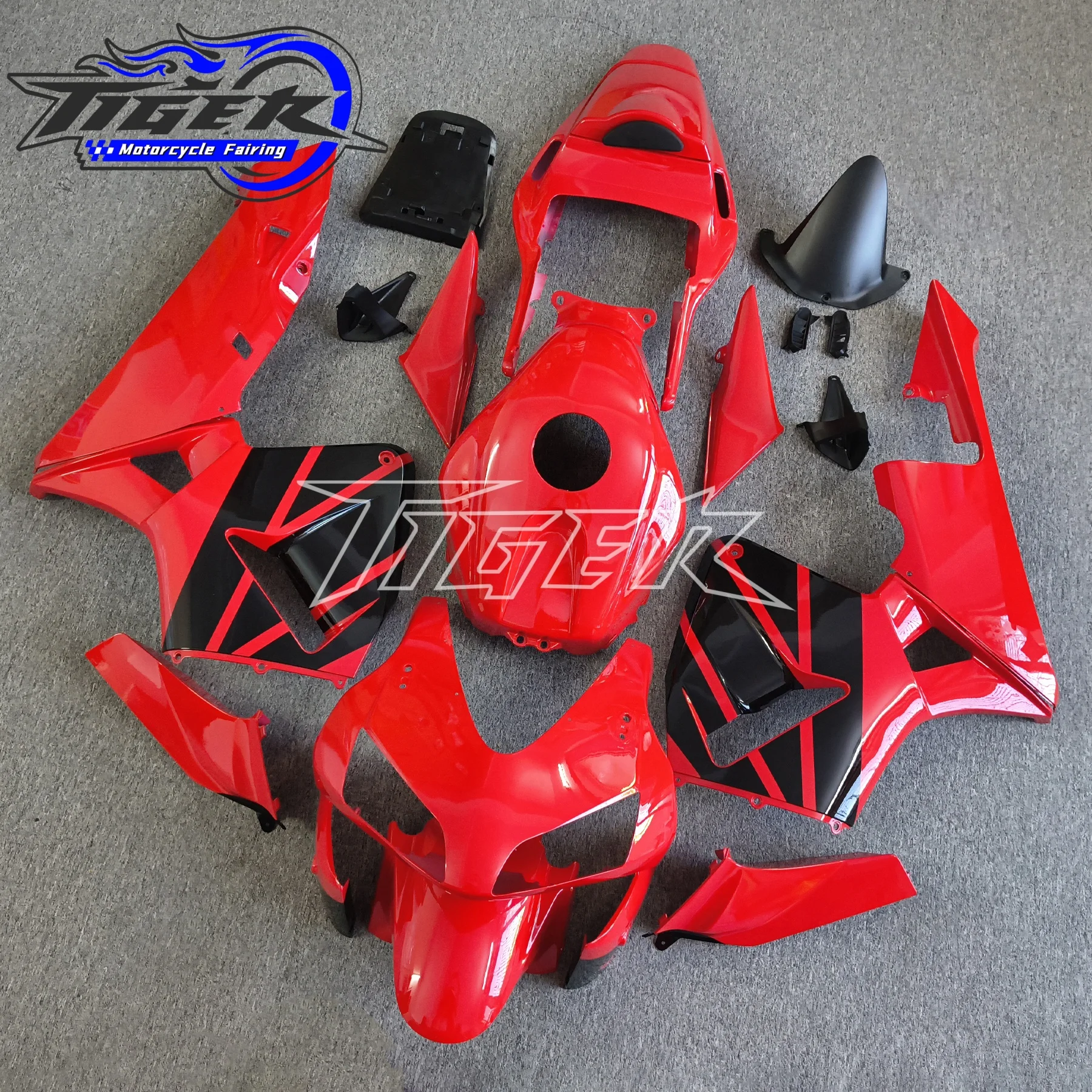 For CBR600RR F5 2003 2004 Full Body Kit For Honda cbr 600rr f5 03 Red Black Motorcycle Fairing Bodywork Fairing CBR 600 RR 03 04