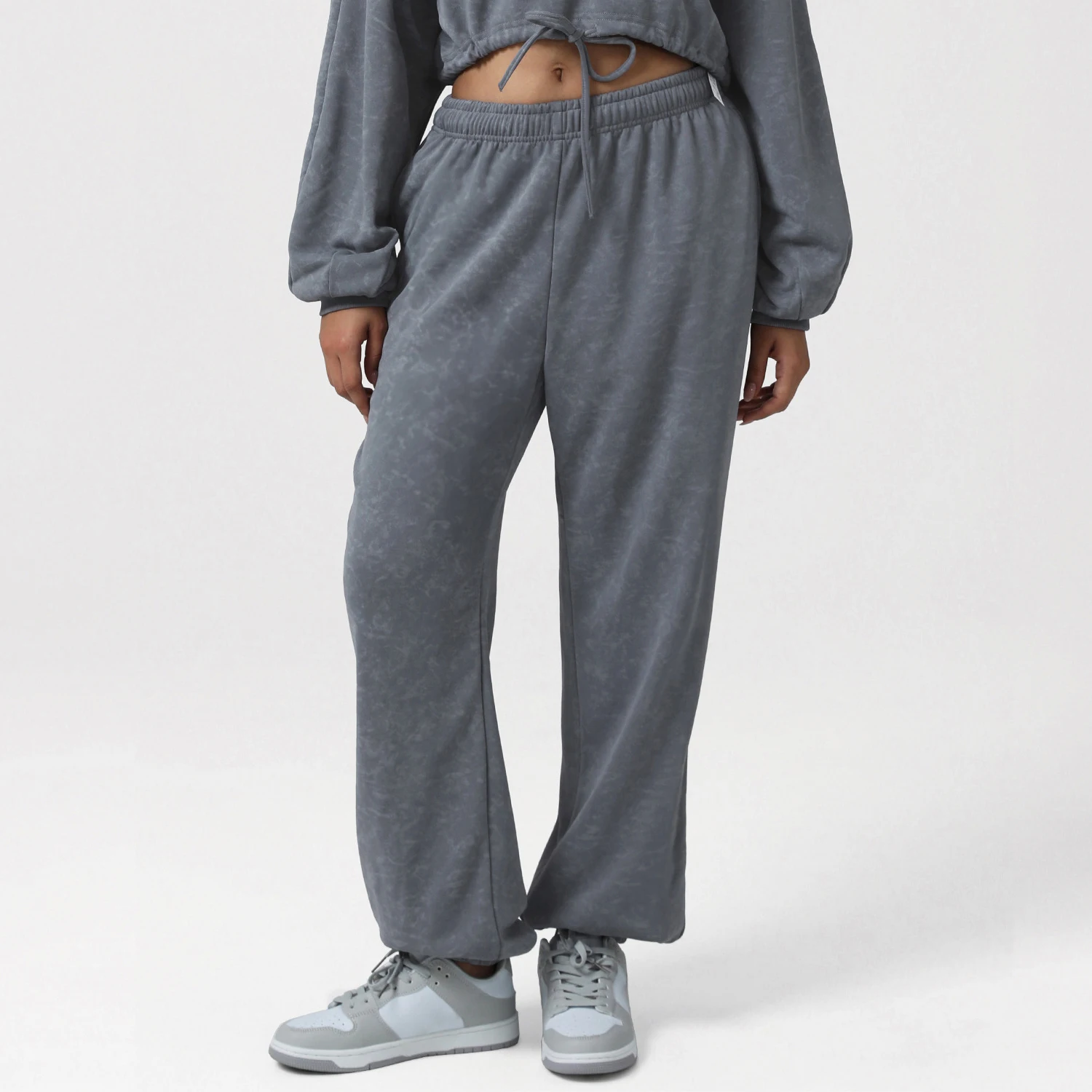 

Autumn Winter Printed Yoga Joggerpants High Waist Side Back Pockets Sports Pants Casual Workout Fitness Gym Running Trousers