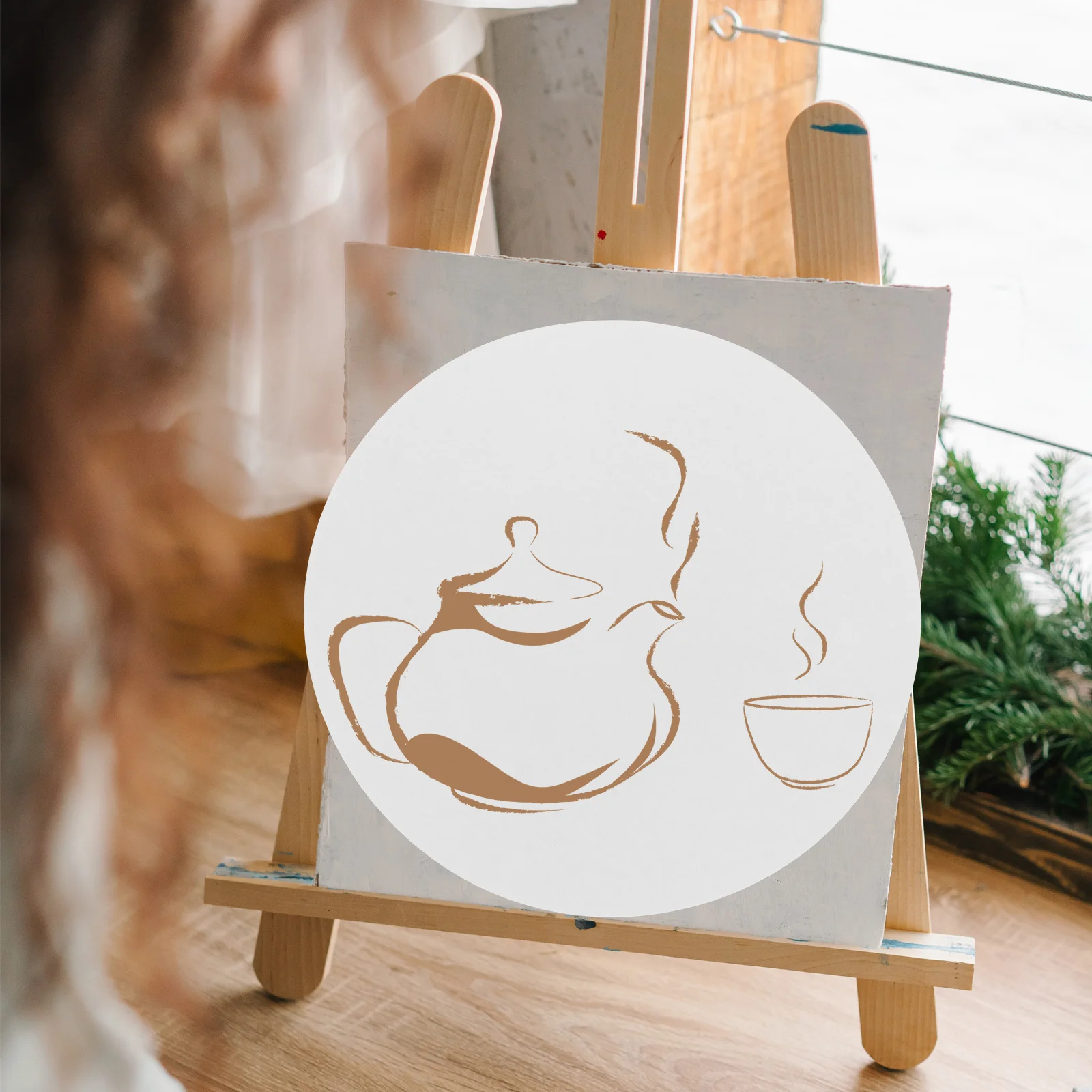 

20Pcs Round Painting Cardboard Thick Paper DIY Graffiti Decorations Drawing Boards for Wedding Birthday Christmas Art Projects