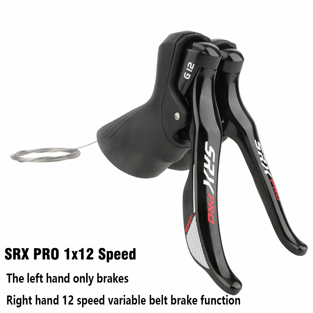 SENSAH SRX PRO 1x12 Speed Road Bike Groupset R/L Trigger Shifter Lever and Rear Derailleurs Groupset for Gravel-Bike Cyclo-Cross