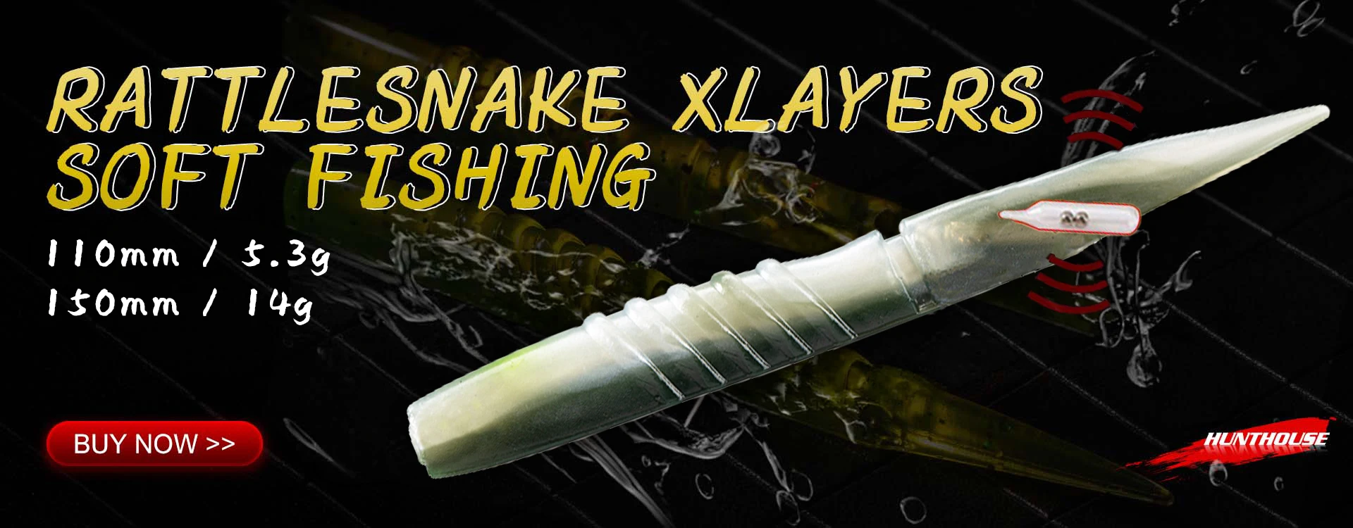 Hunthouse Section-X 4.0SS UV Wider Lip Segmentierter Weicher Swimbait 100mm 10g Langsam Sinkender Salzwasser-Angelköder für Wolfsbarsch LW232 – Detail 1