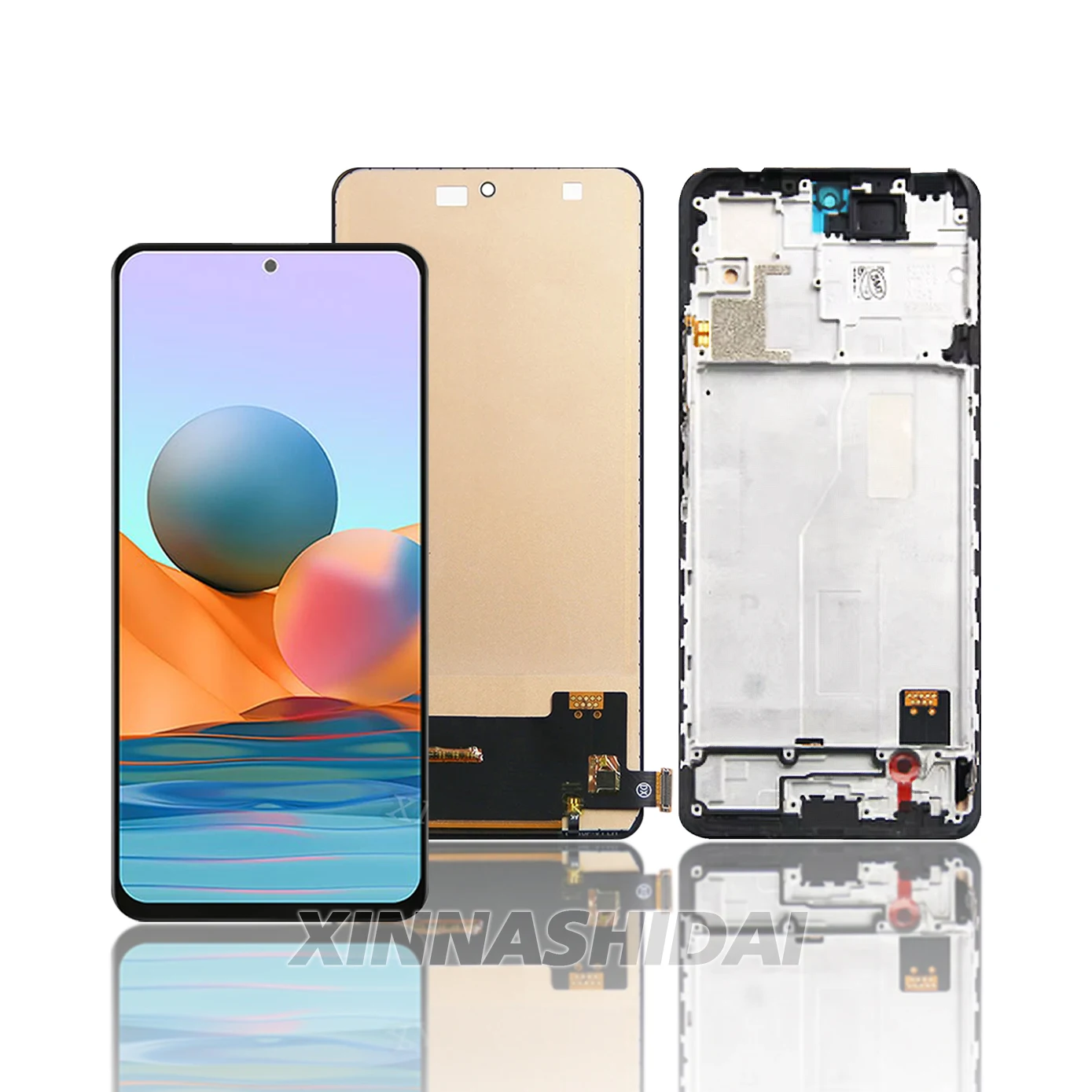 Tested LCD Screen For Xiaomi Redmi Note 10 Pro LCD Display Touch Screen Digitizer Assembly TFT Screen Replacement With Frame