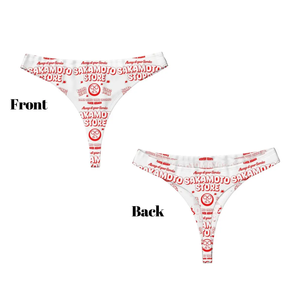 Custom Sakamoto Days STORE G-string Panties Breathable Women Stretch Thongs Comfort Underwear