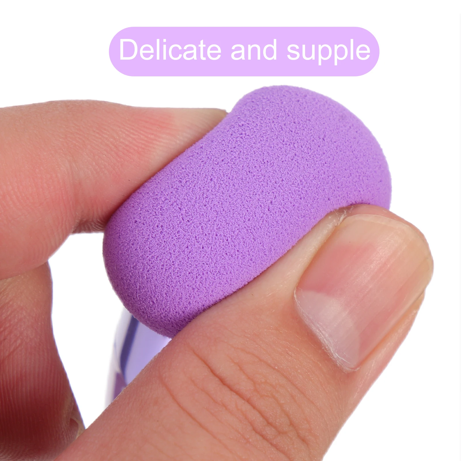 

3 Pcs Beauty Pen Set Sponges Makeup Applicator Mix Facial Purple Multifunctional Bridesmaid