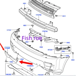 Available for Range Rover Sport 2010 2011 2012 2013 L320 front bumper Lower skirt Spoiler Auto accessory LR015129 LR015130