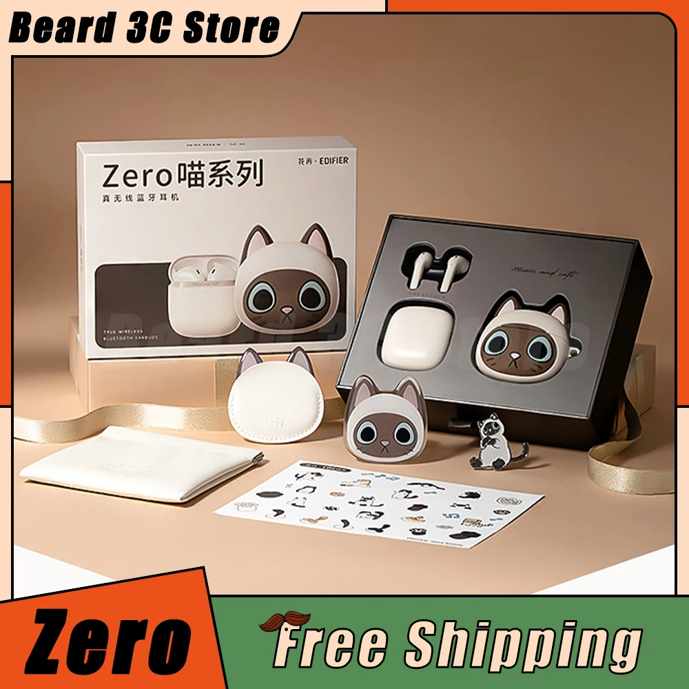 

Zero Cat Bluetooth Earphone Wireless Earphones In-Ears Earbuds Cute Headphones Long Endurance Headsets Gaming Accessories Custom