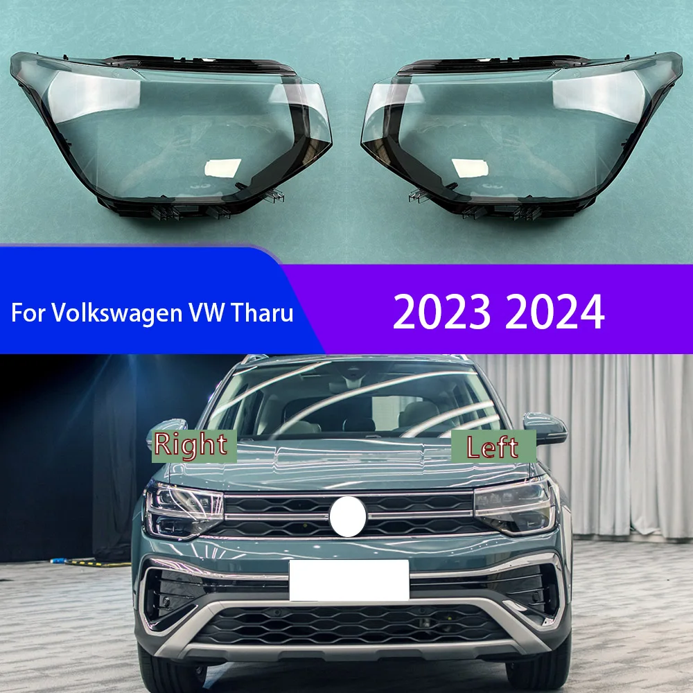 

For Volkswagen VW Touran L 2016~2021 Headlamp Housing Transparent Mask Cover Headlight Shell Plexiglass Replace Original Lens