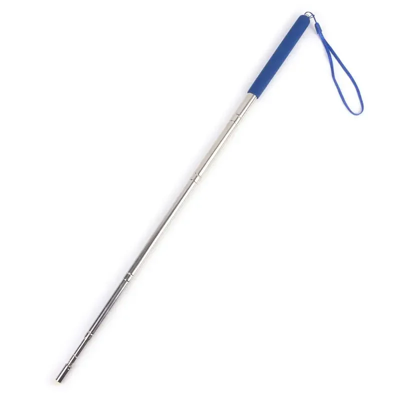 Torche professionnelle en acier inoxydable pour tableau blanc, stylo feutre, pointeur télescopique pour enseignant, 1m