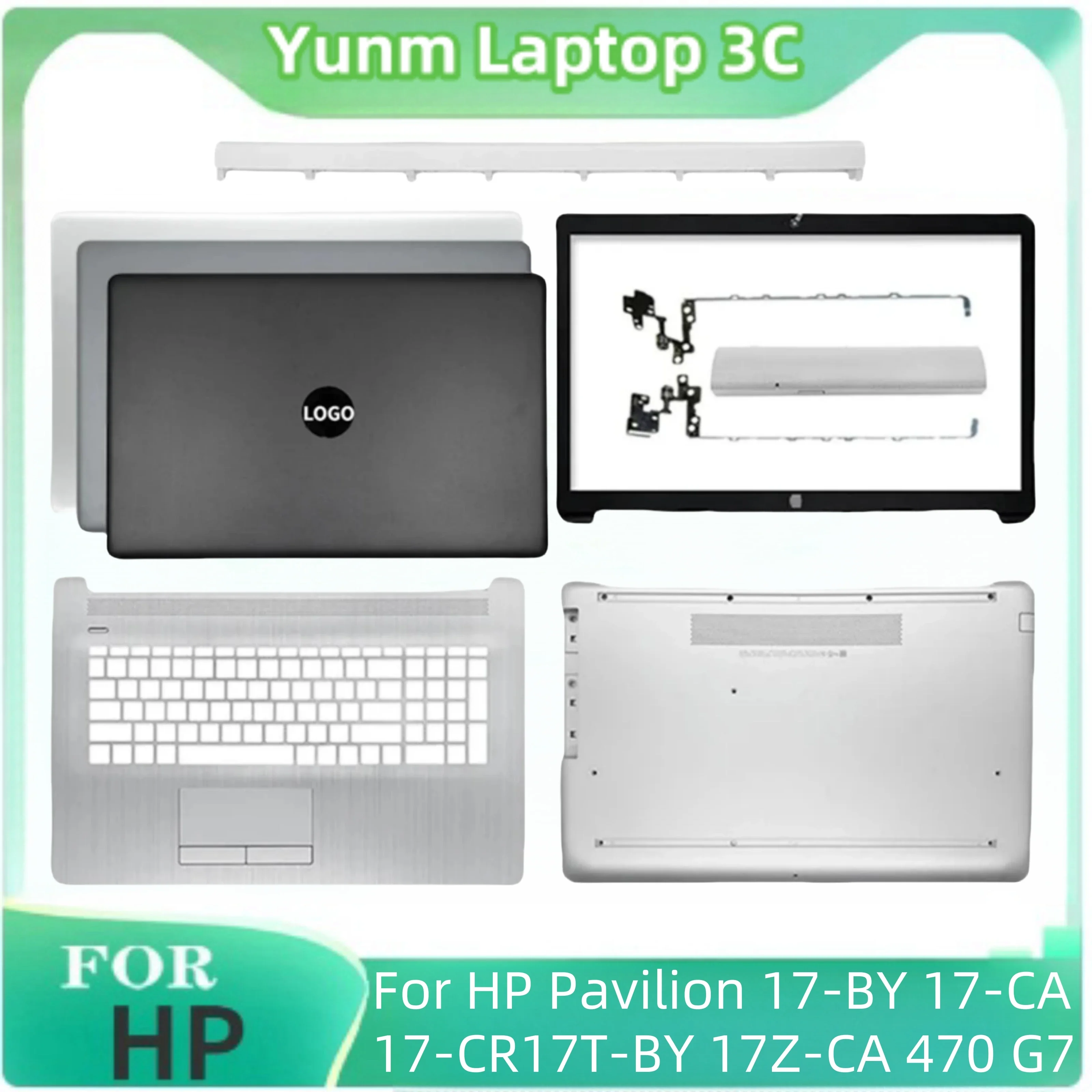 

For HP Pavilion 17-BY 17-CA 17-CR 17T-BY 17Z-CA 470 G7 Laptop New Best Selling LCD Back Bezel Palm Rest Backcase L83725-001