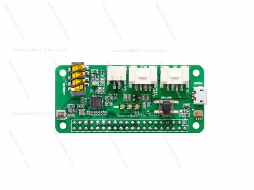 Raspberry Pi Pi4 ReSpeaker Intelligent Voice Recognition 2 Microphone Array Pi0 / 3b / B +