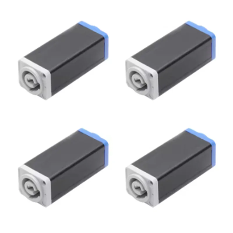B48A For Stage Light Dmx512 Light Power Connector 4Pcs Powercon Coupler Connector Power Supply Docking Extension Head