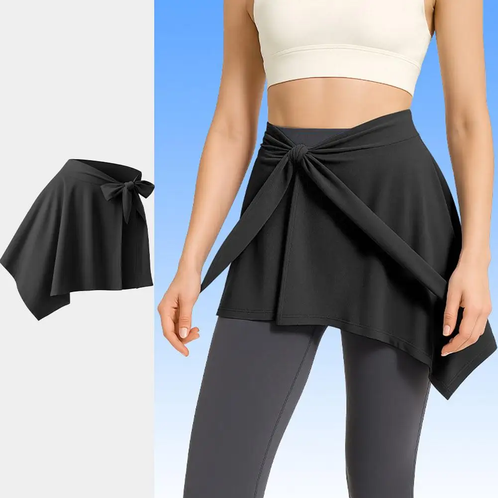 Jupe de Yoga réglable et décontractée, Anti-lumière, short de course, séchage rapide, Anti-exposition, jupe couvrant les fesses