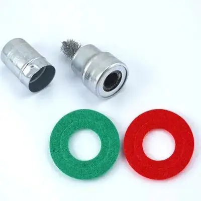 

1Set Heavy Duty Terminal Cleaning Brush with Contoured Grip Fine Workmanship Steel Wire Bristles for Car Truck