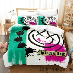 3D Print Blink-182 Bedding Set Boys Girls Twin Queen King Size Duvet Cover Pillowcase Bed boys Adult Home Textileextile