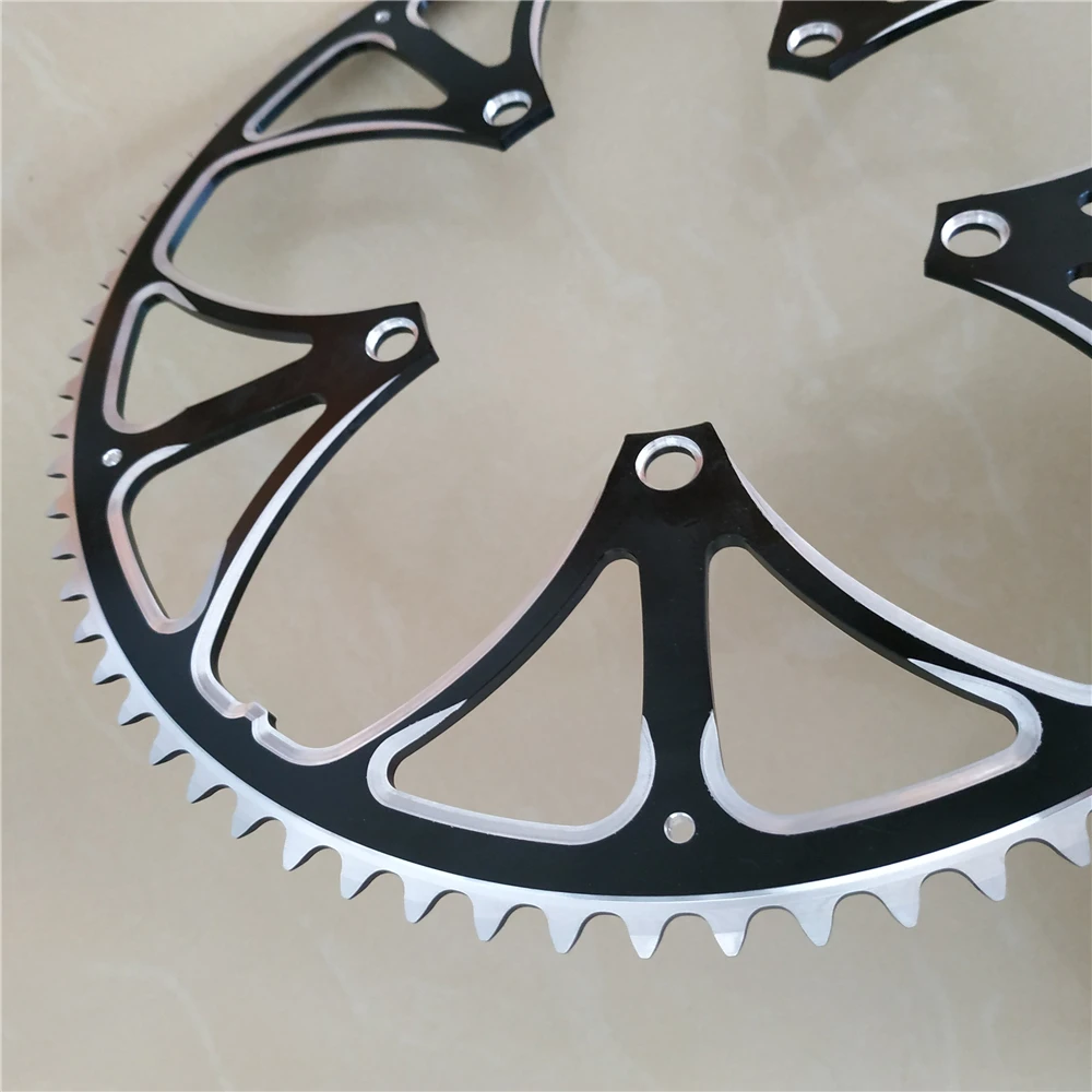 Folding Bikes Chainwheel 130BCD 65T 68T 70T 75T Aluminum Alloy Chain Wheel CNC Road Bicycle Chainring Crankset 7-10 Speed view 4