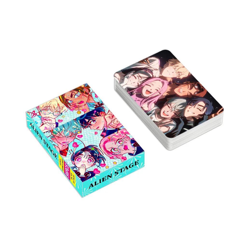 96Pcs/Box Anime Alien Stage Photo Cards Set - Mizi Sua Till Ivan Double-Sided LOMO Cards Perfect Gift for Fans image 6