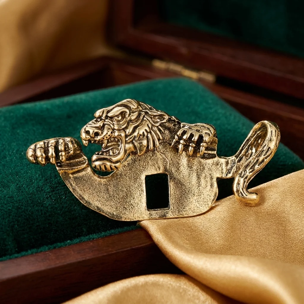 Vintage Tiger Collar Pins for Women Unisex Animal Brooches Friend Event Party New Gifts Jewelry Decoration Accessories