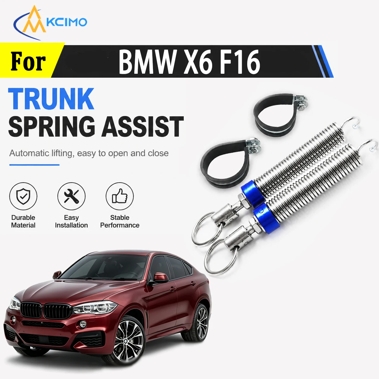High Quality Metal Trunk Spring For BMW X6 F16 Reliable, Quick Install Safe Reliable Performance No Tools Required