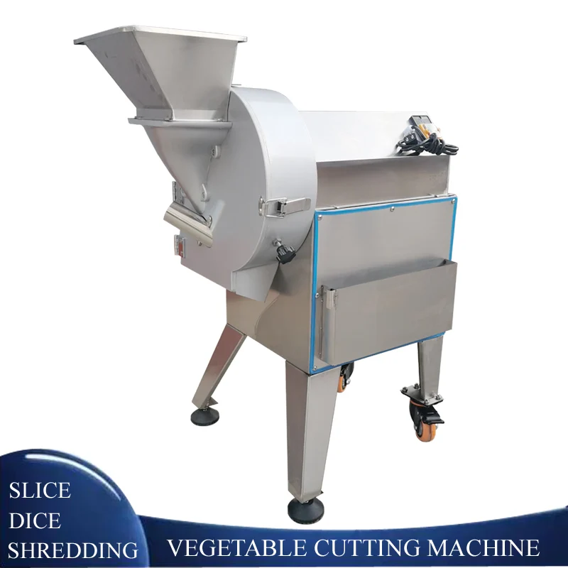 

Automatic Vegetable Cutting Machine Commercial Multi-function Potato Radish Slicer Shredded Pepper Sliced Green Onion Machine