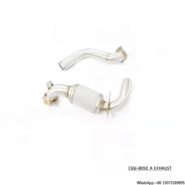 Active Sound 200 or 300 Cells Performance  Exhaust Downpipe for A35 Header