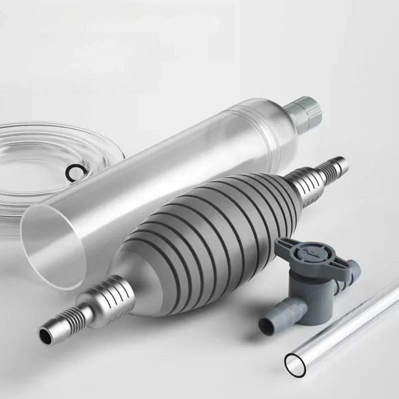 

Aquarium Manual Water Changer Fish Tank Air Pump Cleaning Tools Handheld Aquarium Cleaner Vacuum Siphon Pump Pet Products