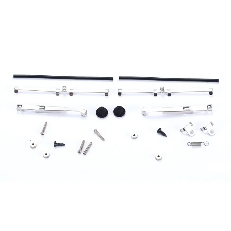 Per WPL D12 1/10 RC Truck Car Upgrade Parts simulazione accessori per la decorazione del tergicristallo in acciaio inossidabile