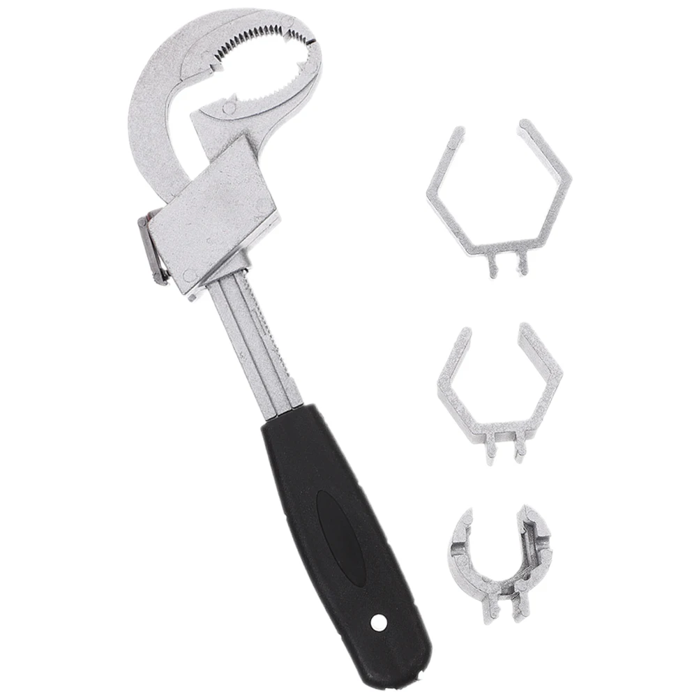 

Multifunctional Wrench Universal Adjustable Double Ended Plumbing Tools Faucet Basin Spanner Excellent Texture Long Service