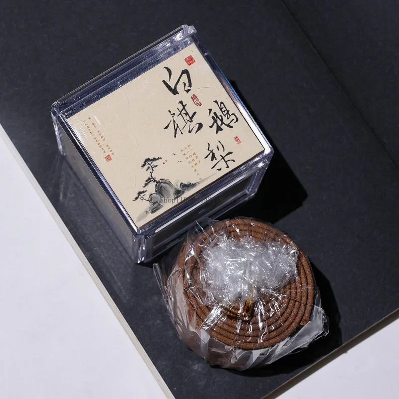Chinese Style Goose Pear Agilawood Sandalwood Incense Coil Household Study Office Clean Air Enhance Fragrance Eliminate Odor