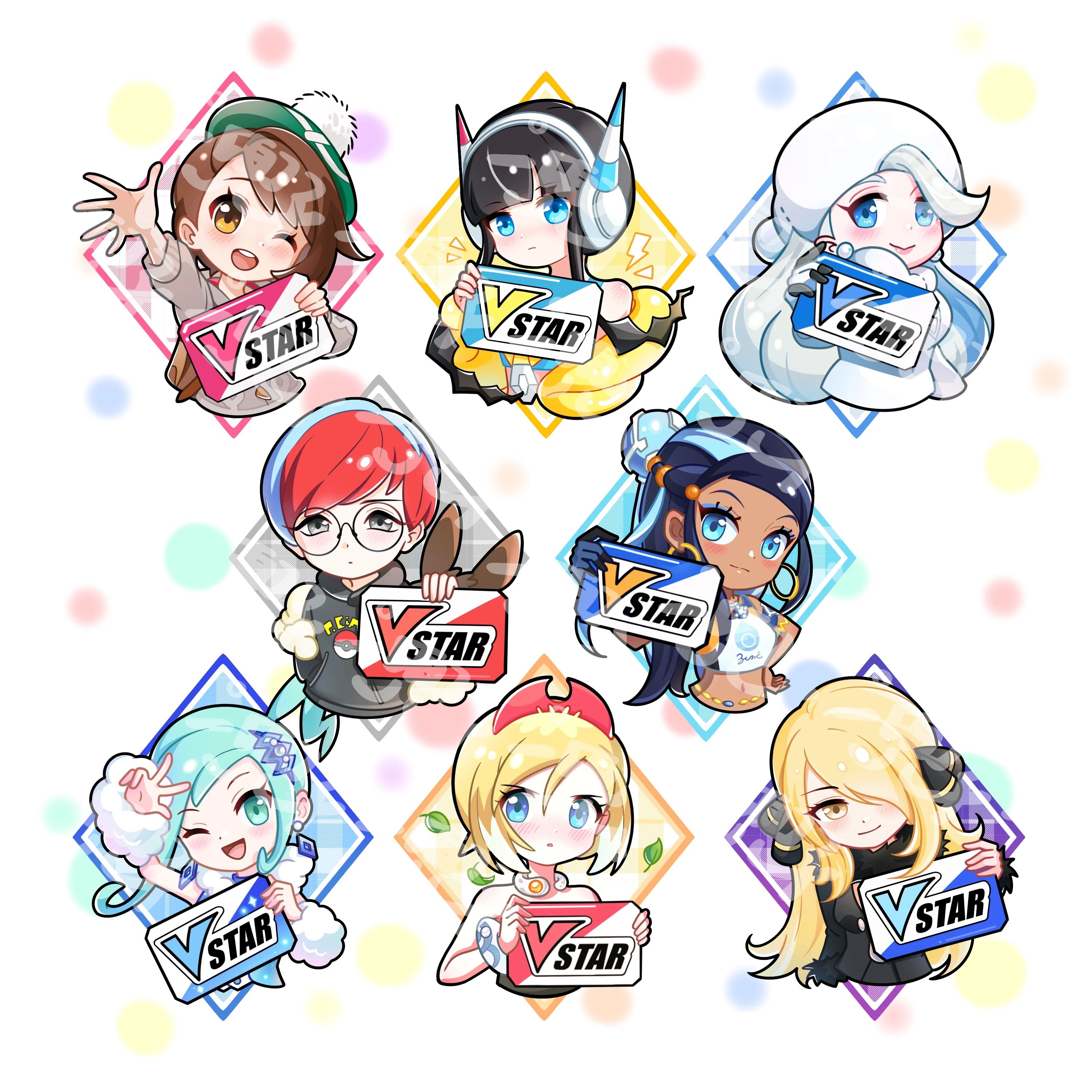 أنيمي بوكيمون PTCG لعبة الدعائم علامة فريق VSTAR تسجيل TCG ملحق المدرب مارني ليلي أيسرولا أيونو جمع دمى هدايا