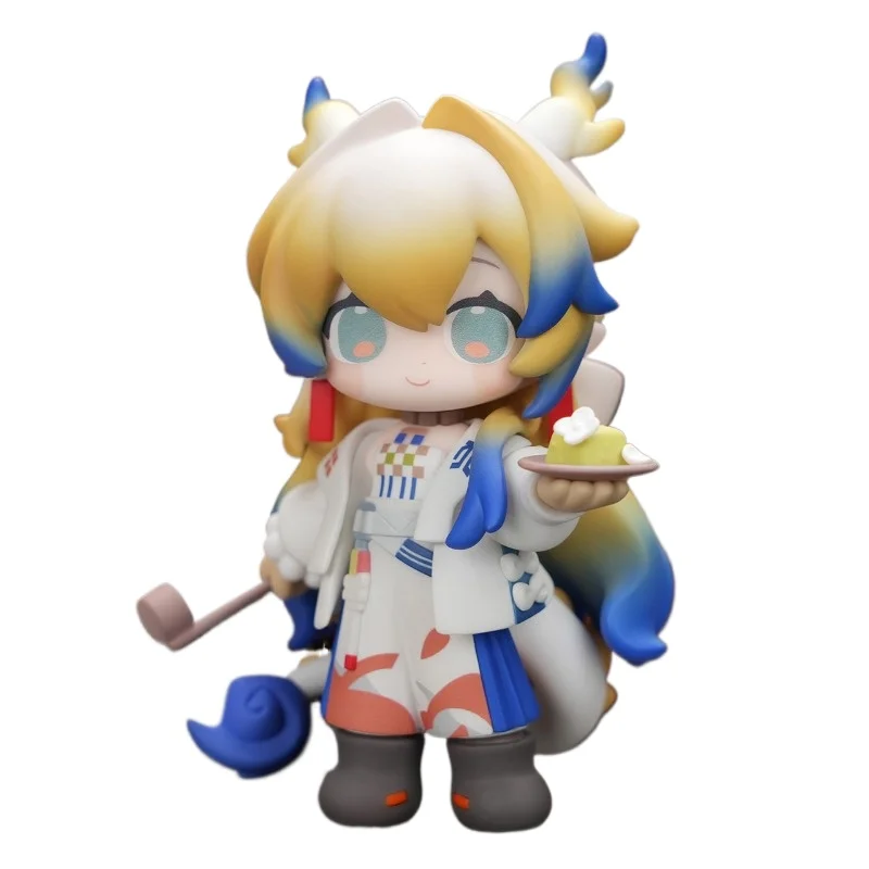 

11cm Anime Game Arknights Cuties Series Specter Skadi Kawaii Cosplay PVC&ABS Cartoon Mini Toy Figures Fans Collection Decor Gift