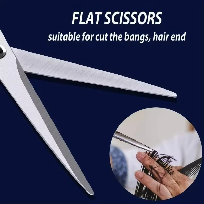 3PCS Hairdressing Scissors 6 Inch Scissors Kit Tool for Cutting Thinning Hair Comb Barber Accessories Salon Hairdressing Shears