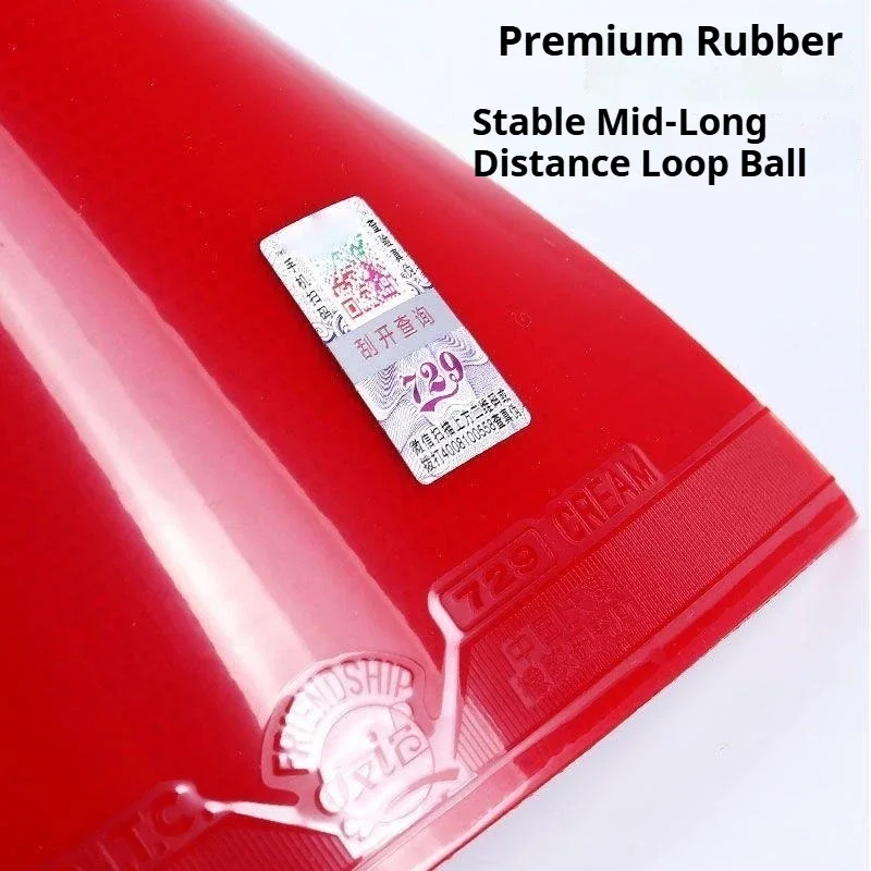 Friendship 729 New CREAN Table Tennis Rubber Sheet Pimples in Sticky PRO Ping Pong Rubber with 2.15mm Sponge ITTF Approved
