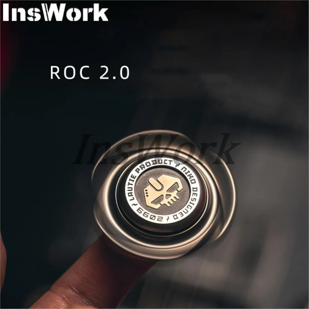 LAUTIE ROC 2.0 Fingertip Fidget Spinner Metal EDC Adult Decompression Anti Stress Toy 2099 Series