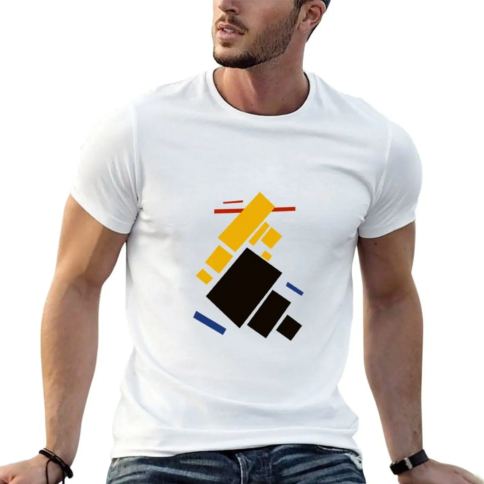 

Geometric Abstract Malevic #11 T-Shirt man tshirt t shirts with prints T-Shirt