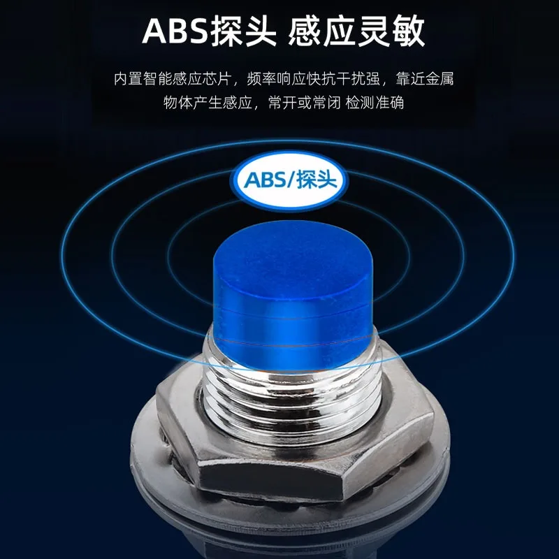 LJ12A3 Inductive Proximity Sensor M12 NPN PNP Induction Switch for Wire‑Cut Machine Normally Open Normally Closed