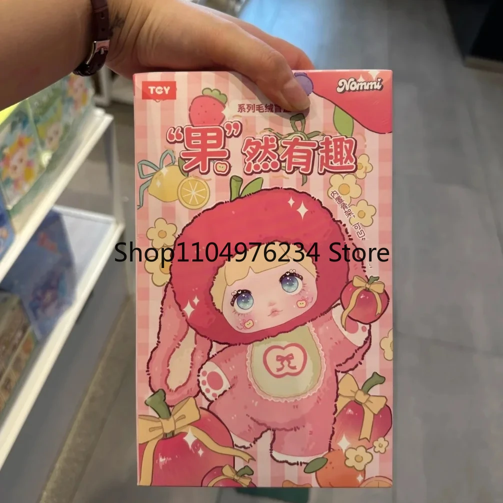 حقيقي nommia 3a جيل مثير للاهتمام الفواكه الفينيل صندوق أعمى الجمال الشكل Nommi دمية على ظهره Pingen