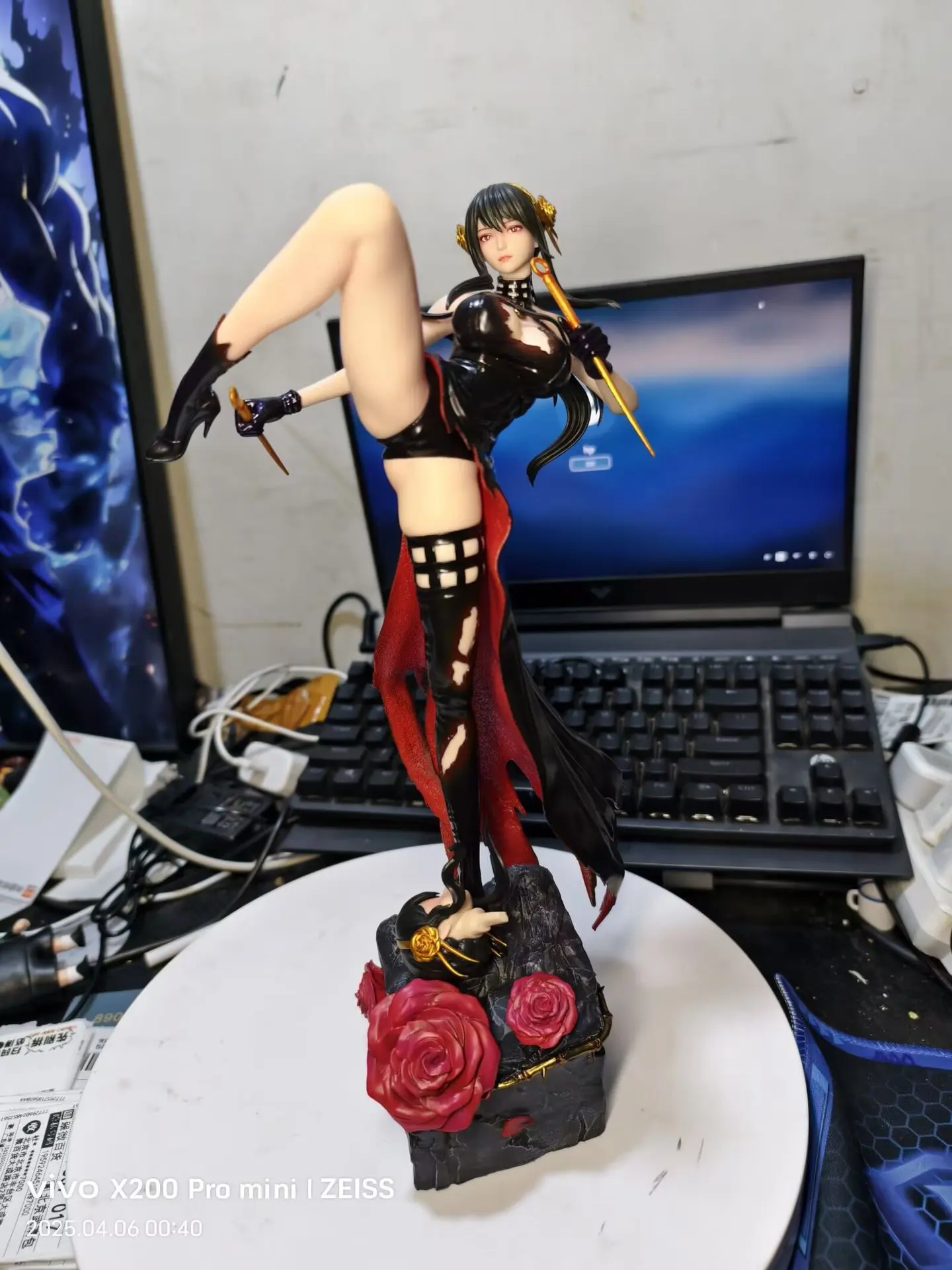 NUOVO 37 centimetri Spy x Famiglia Figura Yor Forger Anime Girl PVC Action Figure Giocattolo Anya GK Gioco Statua Collezione Per Adulti Modello di Bambola Regalo