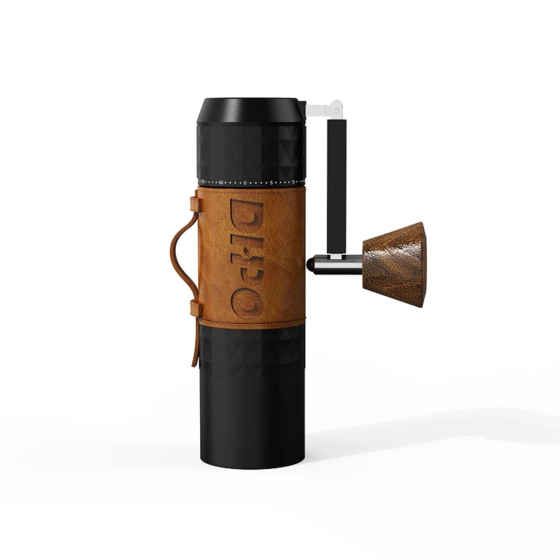 

DHPO New 30G 7 Axis CNC SLS Conical Burr Aluminum Alloy Body Manual Coffee Grinder with External Adjustable Scale