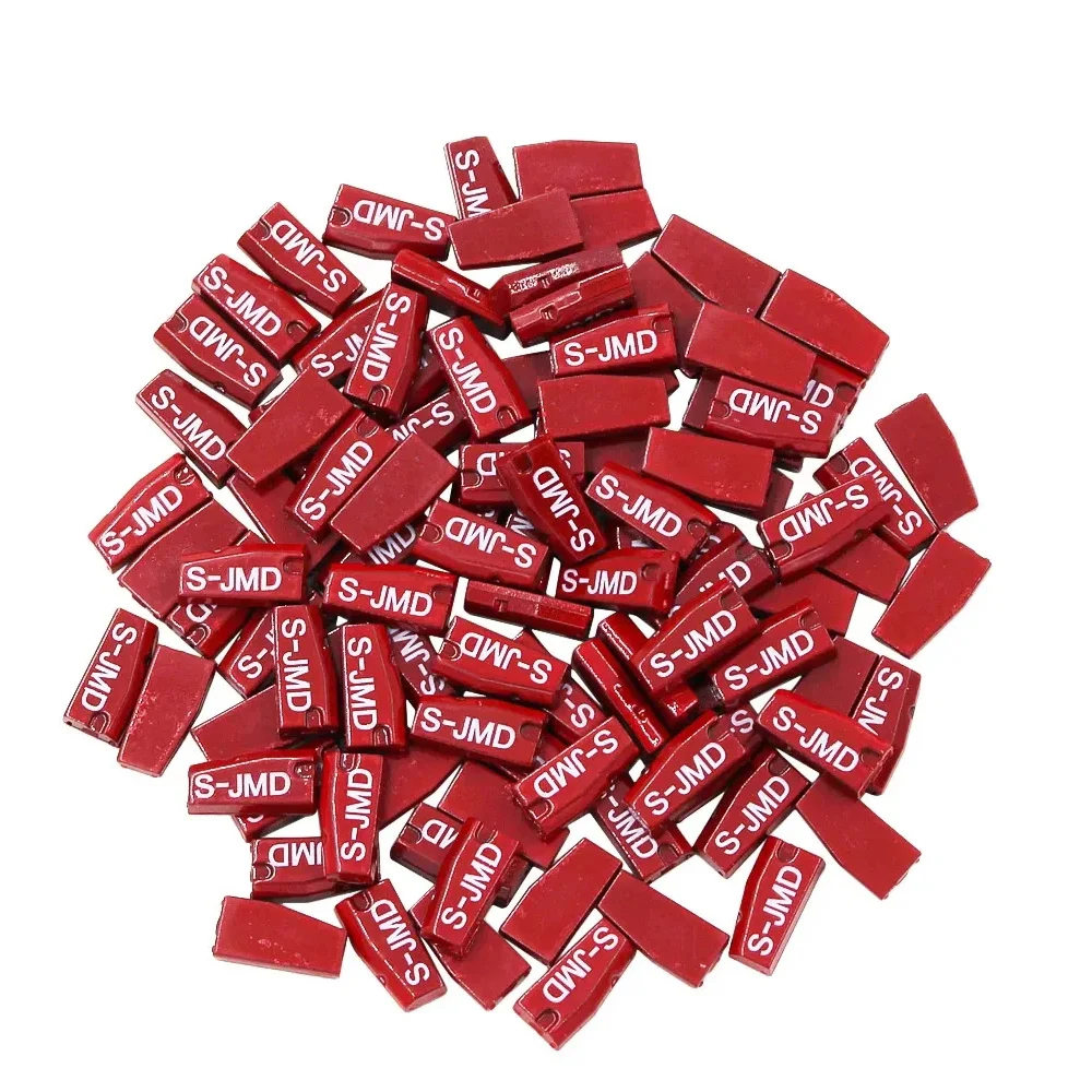 10 unids/lote Original JMD King Chip azul Super Chip rojo JMD48 ID48/JMD46 ID46 Chips de llave de coche para práctico programador de llaves de bebé/E-baby
