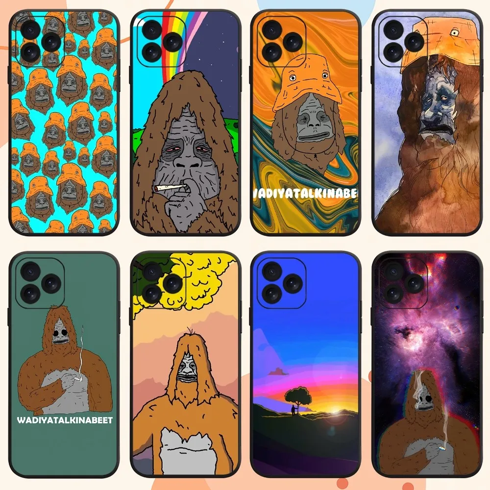 Sassy the Sasquatch Funny Cool Phone Case For iPhone 8 14 Mini X 15 13 12 MAX 11 Xr XS Pro Plus Shell