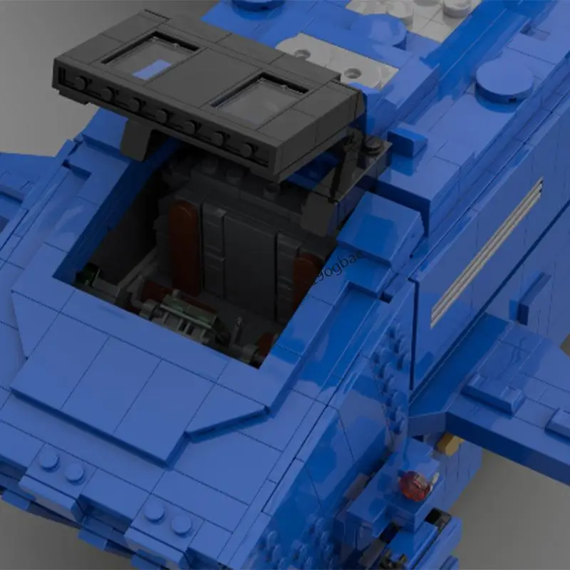 3243PCS 게임 영화 시리즈 MOC Warhamed 40k Thunderhawk 건쉽 모델 DIY 창의적인 아이디어 어린이 장난감 조립 퍼즐 생일 선물