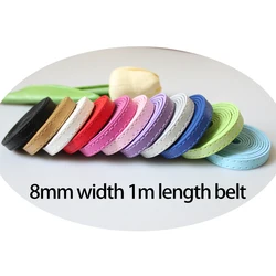 1pcs 8mm Width 1meter Length Wholesale Copy Leather Belt DIY Accessory 8mm Slide Charms Letters Jewelry Keychain Bracelet Gift