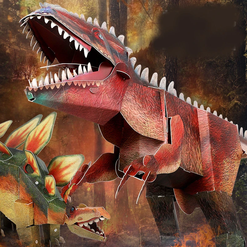 

Large Tyrannosaurus Rex Puzzle 3D Dinosaur Puzzle Boy Toy Creative Gift DIY creativity puzzle for hands-on toys