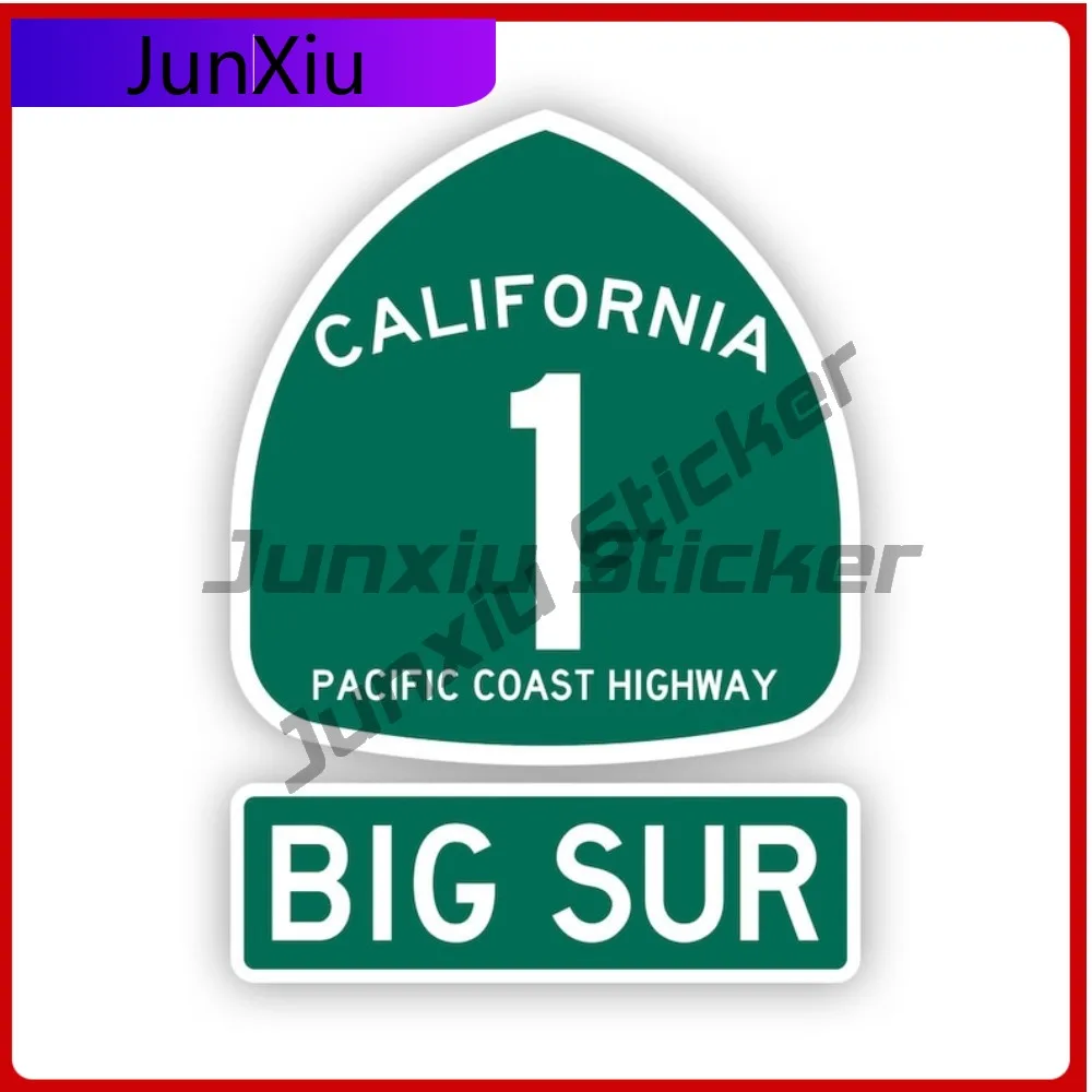 

Pch 1 Big Sur Sign Stickerwaterproof Funny Car Waterproof Vinyl Decal For Outdoor Safety Warnings High Quality Decor Creative