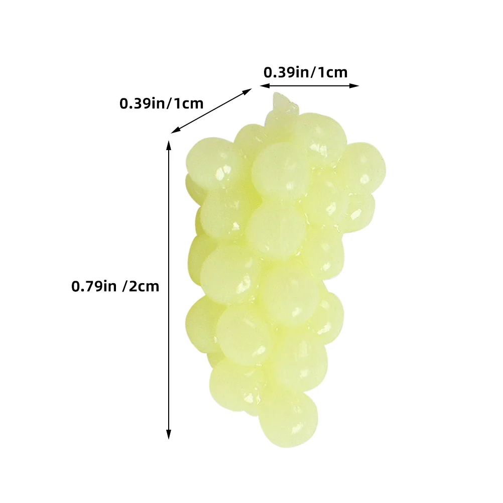 20 قطعة دعائم العنب المصغرة عنب اصطناعي واقعي لديكور بيت الدمى قطعة مركزية محاكاة مشهد تخطيط عرض الفاكهة