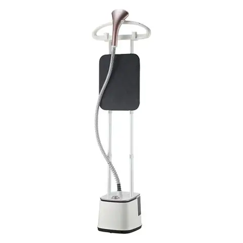 L8RE 1200W 휴대용 의류 증기선 LCD 디스플레이 인체 공학적 손잡이가있는 빠른 열 핸드 헬드 철 전기 다리닝 기계 18 가정용 휴대용 개폐식 소형 다림질 기계, 더블 로드 수직 행잉 다리미