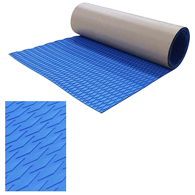 240*60cm Boat Flooring EVA Foam Decking Self-Adhesive Faux Teak Marine Sea Non-Slip Mat Yacht Motorboat Fishing Surfboard Stairs